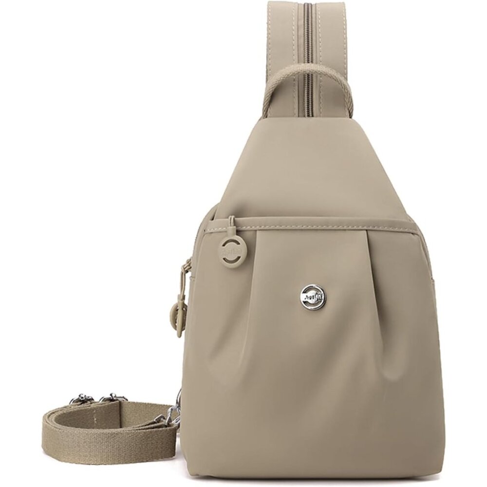 Functional Daypack Backpack In Shallow Khaki - Pe… - image 1
